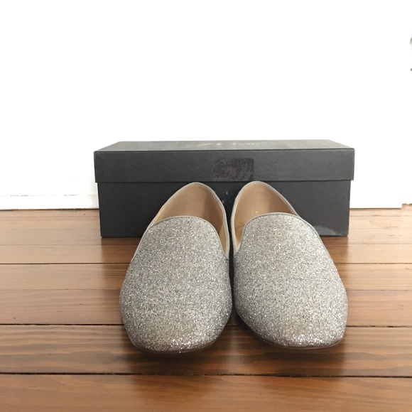 J. Crew Glitter Smoking Slippers 8.5 - Picture 3 of 7